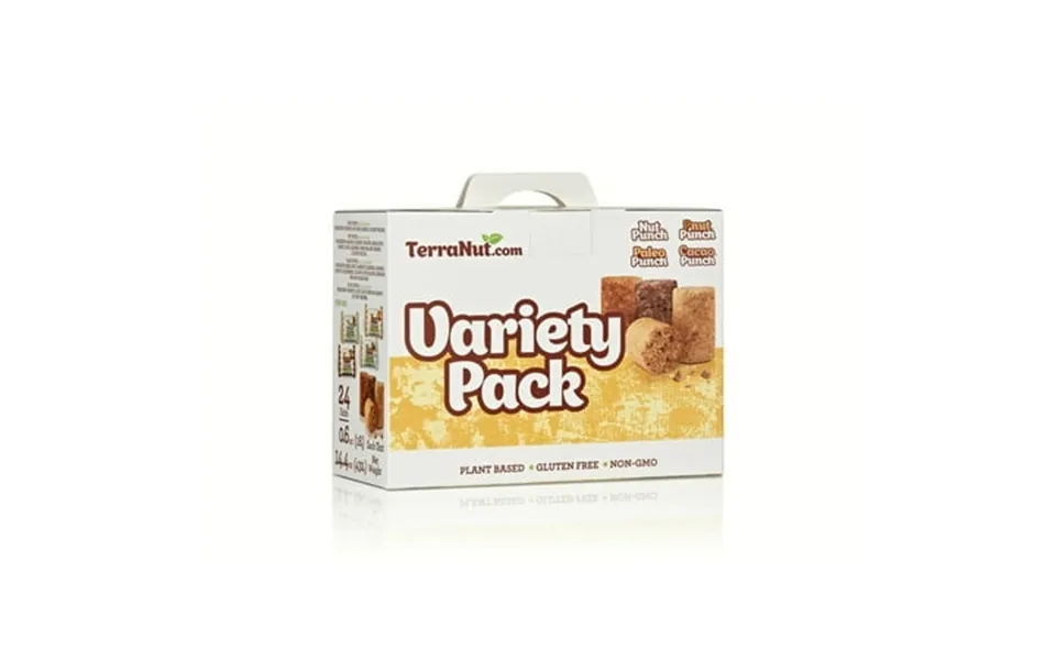 Terranut Punch Variety Pack The Terranut Variety Pack Is Here Enjoy A Mixture Of Our Raw Cold-pressed Nut And Seed Based