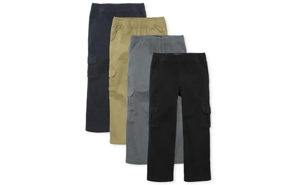 The Children S Place Boys Pull-on Cargo Pant 4-pack Sizes 4-18