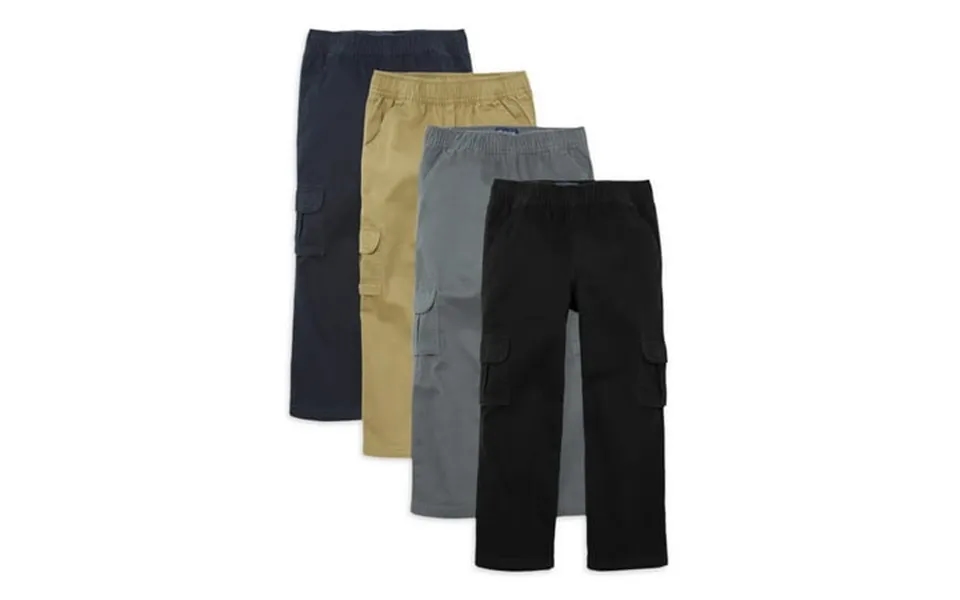 The Children S Place Boys Pull-on Cargo Pant 4-pack Sizes 4-18