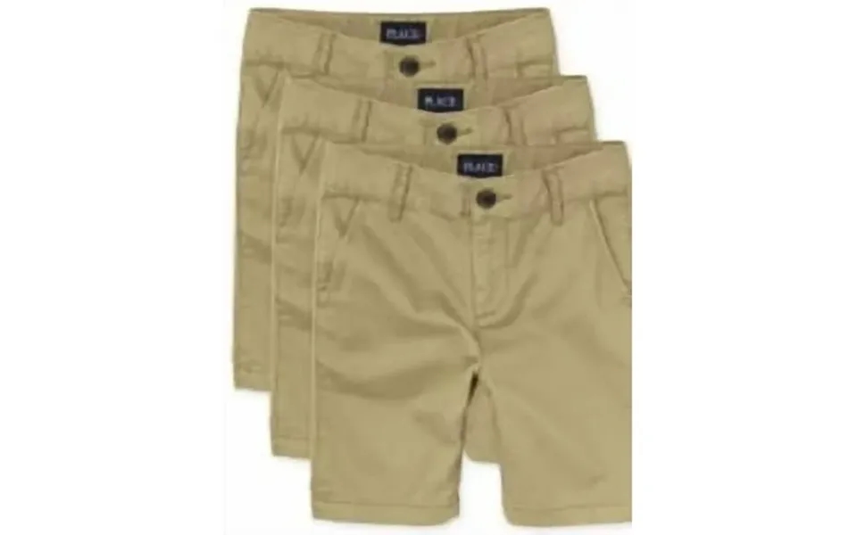 The Children S Place Boys Uniform Chino Shorts 3-pack Sizes 4-16