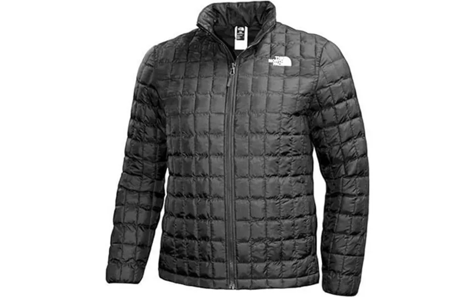 The North Face Thermoball Puffer Jacket Men S 2xl Gray Quilted Full Zip App2800