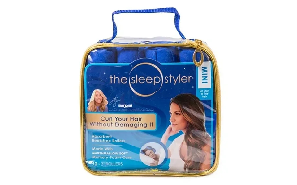 The Sleep Styler Hair Curlers Absorbent Heat Free Rollers Small As Seen On Tv