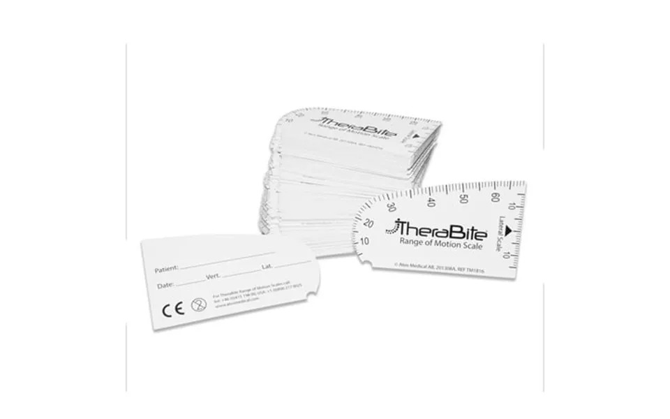 Therabite Jaw Range Of Motion Scales Box Of 150
