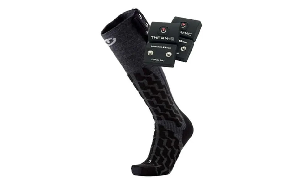 Therm-ic Heat Fusion Uni Powersocks Set S-pack 700 Batteries Size 39-41