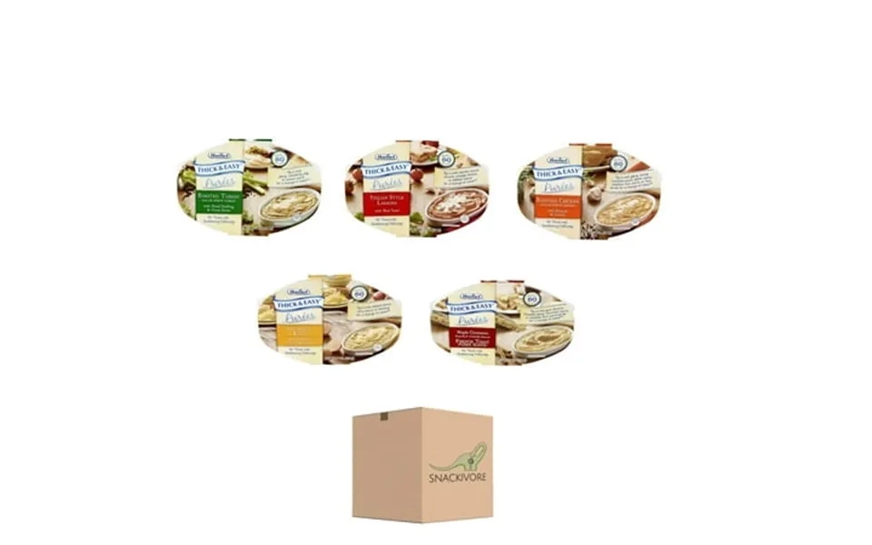Thick And Easy Hormel Pureed Foods For Adults Variety 10 Pack- Includes 2 Each Of 5 Different Flavors Of Hormel Pureed M