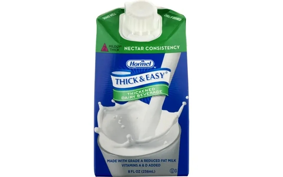 Thick & Easy Dairy Thickened Beverage Milk 8 Oz Carton 27 Ct
