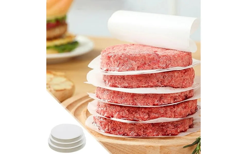 Thickened Hamburger Beef Patties With Oil Separating Paper Non Stick Oil Separating Paper Meat Patty Pad Paper Meat Sepa