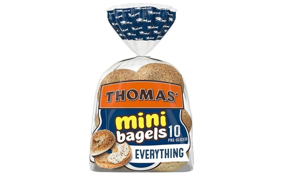 Thomas Everything Mini Bagels 10 Ct Pack Of 6