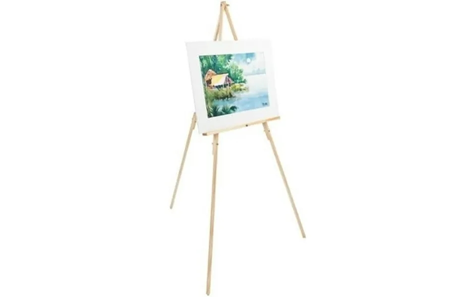 Thrifty Wood Tripod Display Easel Stand For Painting Pack Of 12 - Durable Light Weight And Foldable Perfect Drawing And
