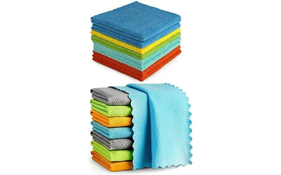 Tian Qi Microfiber Glass Cleaning Cloths-8pk 16 X16 Premium Microfiber Glass And Window Cleaner Lint Free Quickly Clean
