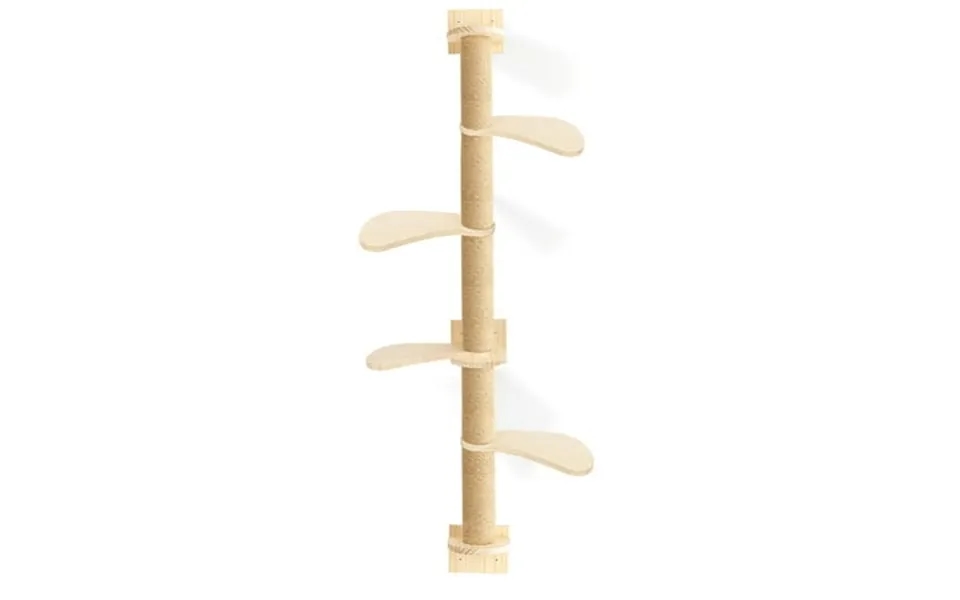 Tidbay Cat Wall Furniture Tall Cat Tree Multi Tier Floor To Ceiling Cat Tower Wall-mounted Cat Scratching Post Cat Tower