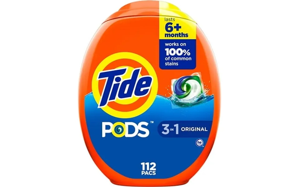 Tide Pods Laundry Detergent Coldwater Clean Original Scent 3 In 1 112 Count 6