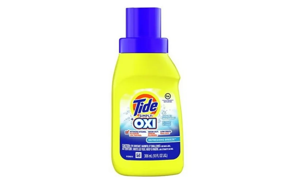 Tide Simply Oxi Liquid Laundry Detergent 10 Fl Oz Refreshing Breeze 6 Loads