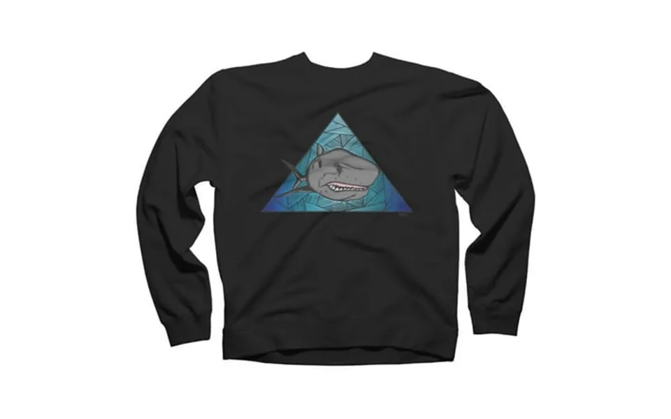 Tigershark 2.0 Black Graphic Crew Neck Sweatshirt - Design By Humans L