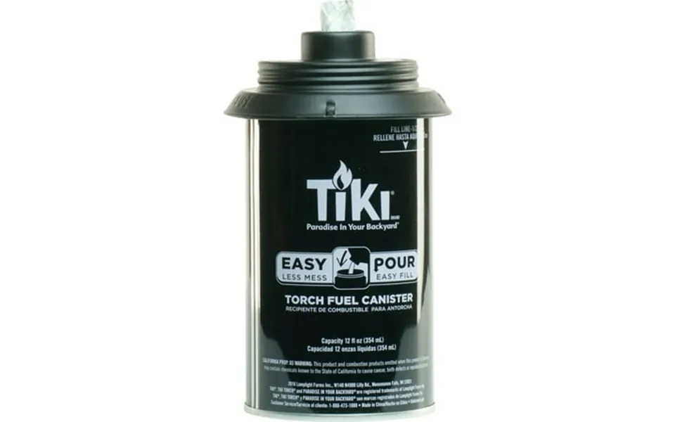 Tiki Easy Pour Citronella Torch Fuel Black 12 Oz