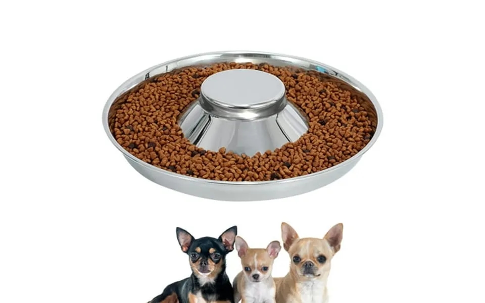 Tiokmc Stainless Steel Puppy Bowl - Large Size 13.4 For Small Dogs & Cats