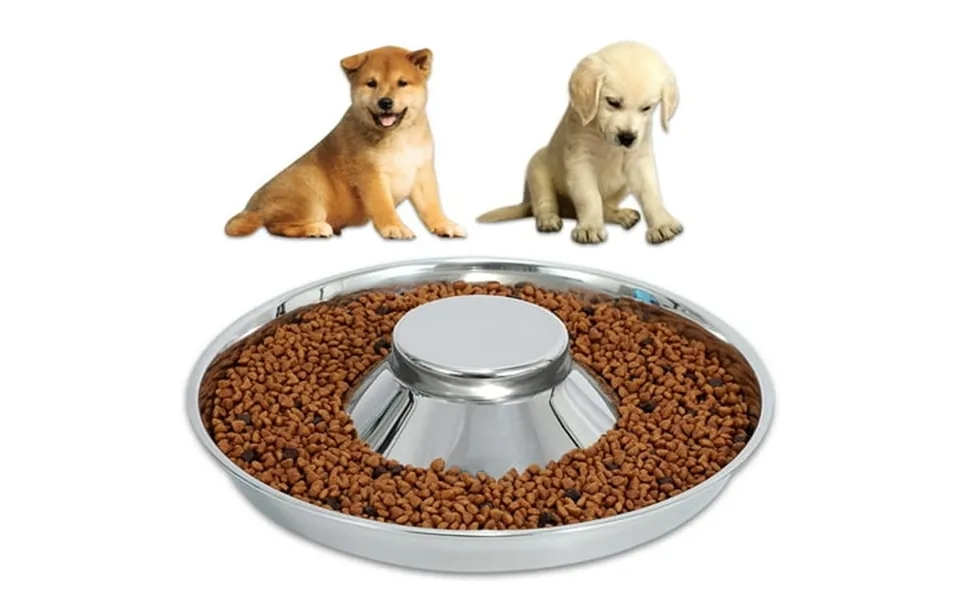 Tiokmc Stainless Steel Puppy Bowl - Medium Size 11.8 For Small Dogs & Cats