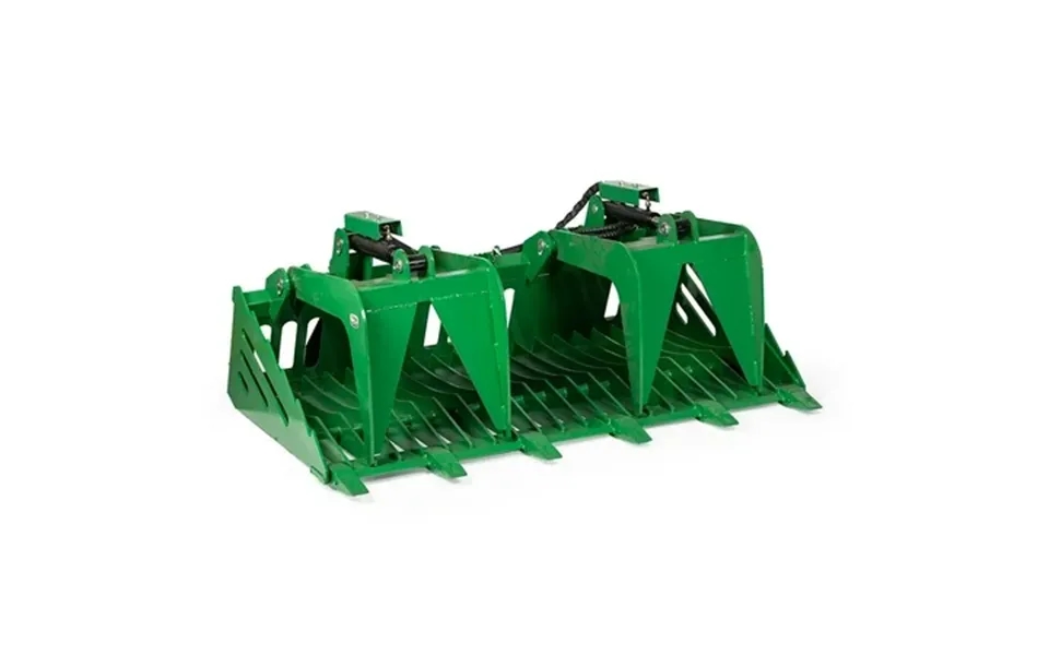 Titan Attachments 72in Fine Grade Rock Grapple Skeleton Bucket With Teeth Fits John Deere Tractors With Hook And Pin Con