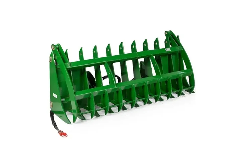 Titan Attachments 84in Clamshell Root Grapple Rake Fits John Deere Global Euro Loaders Twin 3 000 Psi Cylinders Brush De