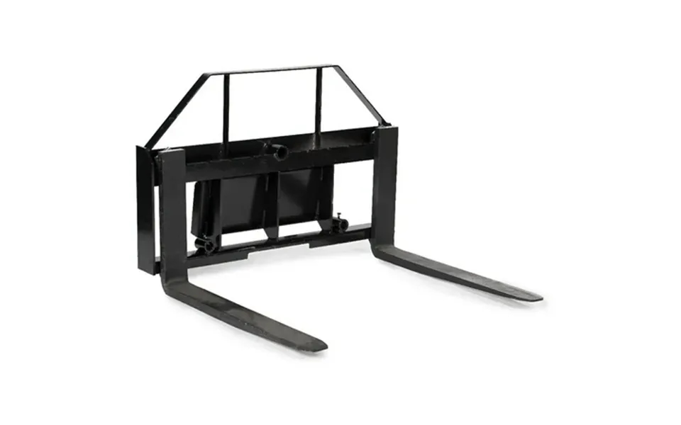 Titan Attachments Mini Skid Steer Pallet Fork Attachment 48 Fork Blades Rate 4 000 Lb Quick Tach Mounting