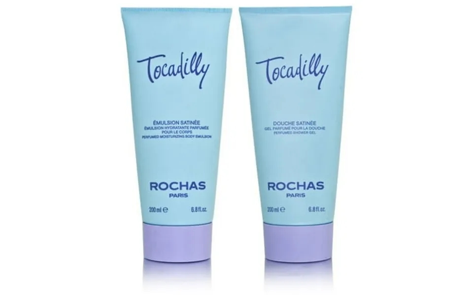Tocadilly By Rochas For Women 2 Piece Set Includes 6.8 Oz Perfumed Shower Gel Perfumed Moisturizing Body Emulsion