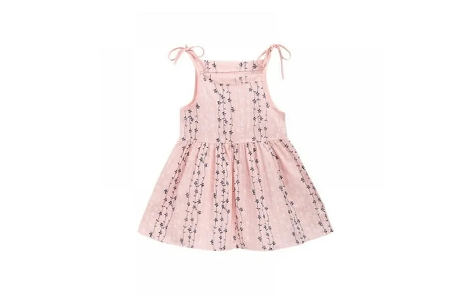 Toddler Baby Girl Sundress Floral Seaside Beach Dress Girls Summer Sleeveless Dress Princess Skirts For 1-7y