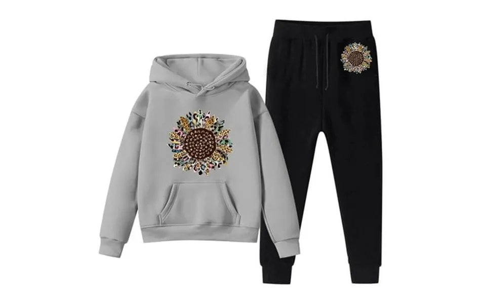 Toddler Baby Girls Summer Clothes Sweatshirt Girls Kids Boys Kids Hooded Tracksuit Unisex Two Piece Outfits Hoodie Sweat