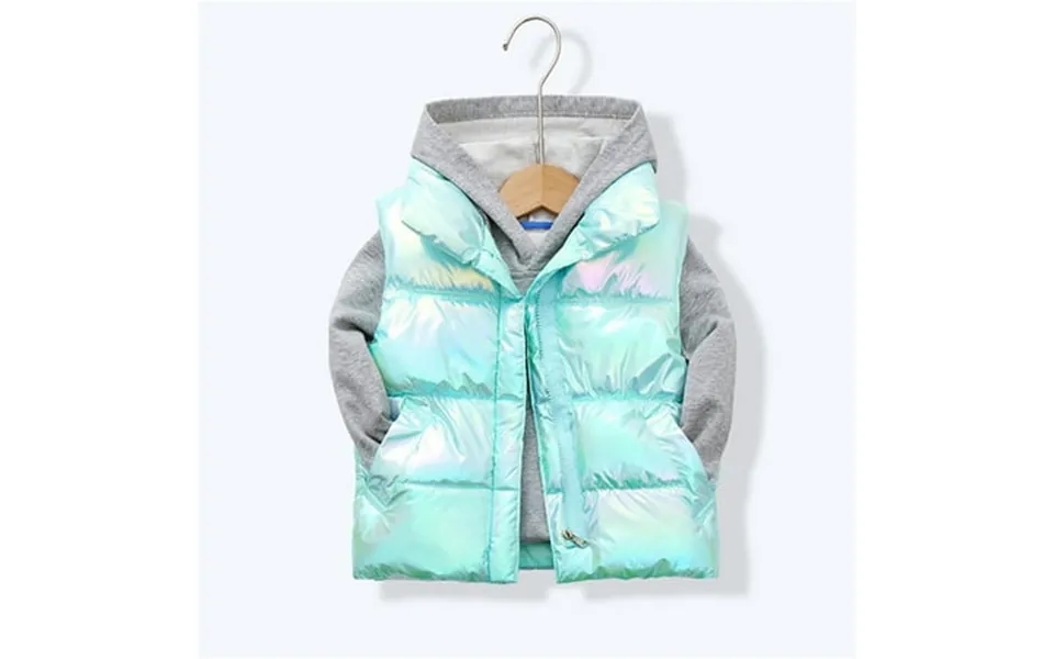 Toddler Boys Girls Puffer Vest Kids Winter Vest Lightweight Puffer Jacket Sleeveless Winter Down Vest For Children 6-7 Y