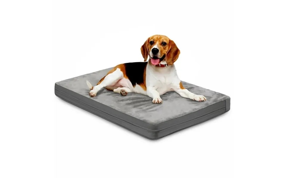 Tolobeve Dog Bed For Medium Large Dogs - Double Side Using Dog Crate Bed With Removable Washable Cover Egg Crate Foam Su