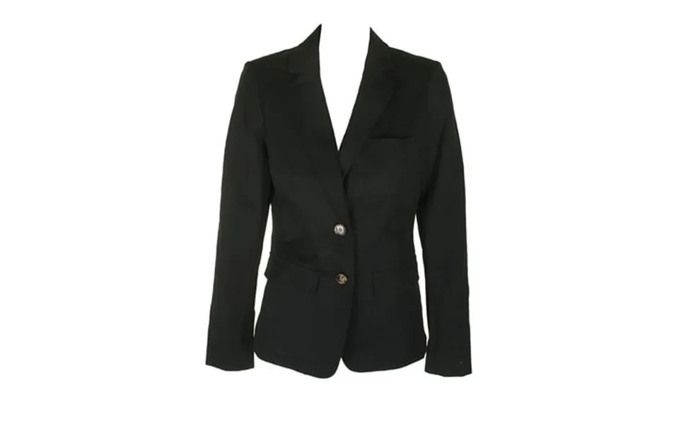 Tommy Hilfiger Womens Black 2-button Blazer 6