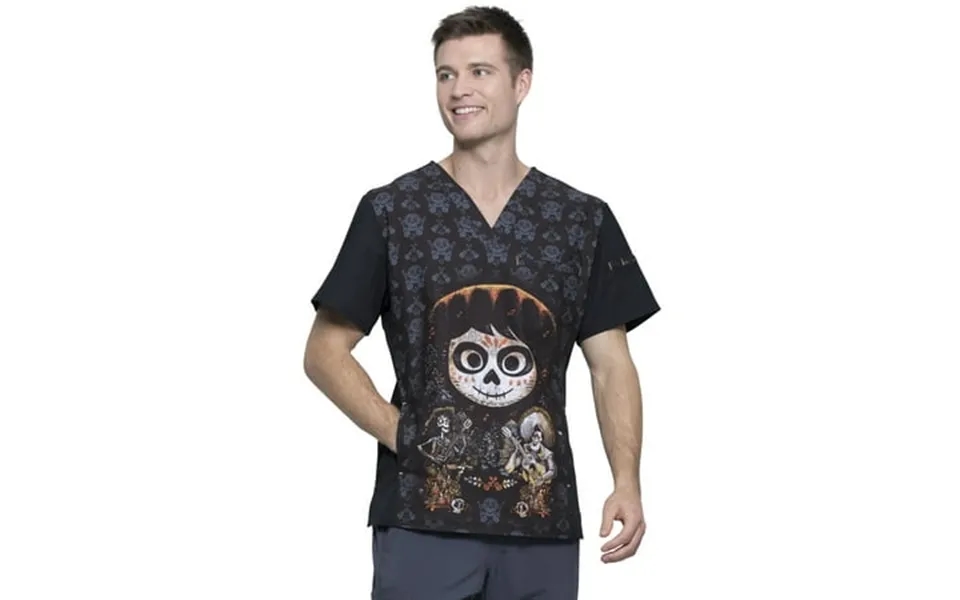 Tooniforms Halloween Men S V-neck Medical Scrub Top Tf700