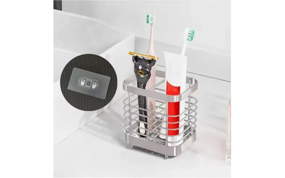 Toothbrush Holders For Bathroom Stainless Steel Electric Toothbrush Holder Wall Mounted With Drain Holes Shower Toothbru