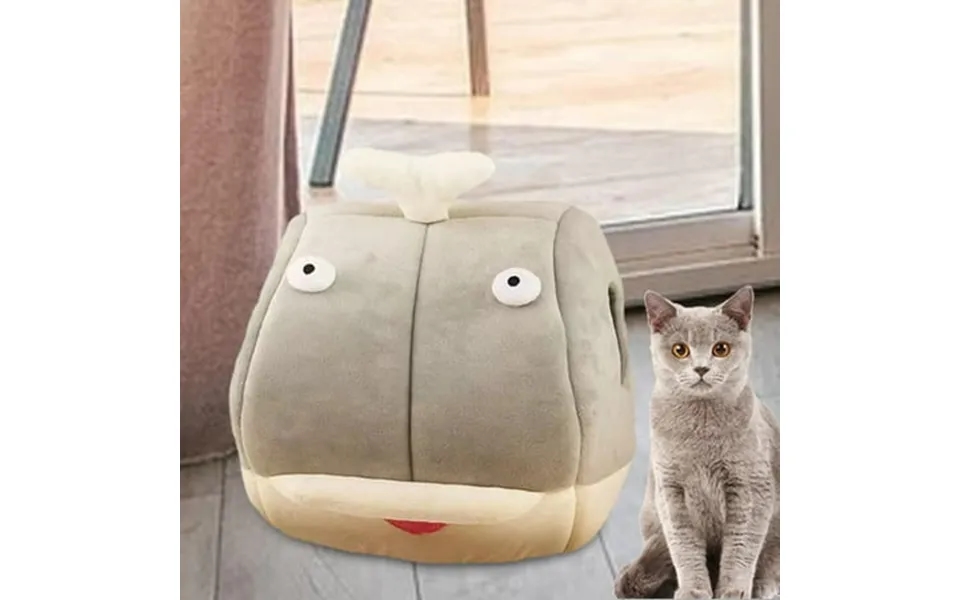 Tooyful Cat House Cat Bed Soft Snooze Inner Cushion Kennel Indoor Pet Cat Nest Pet Cartoon Cat Nest For Puppy Chihuahua