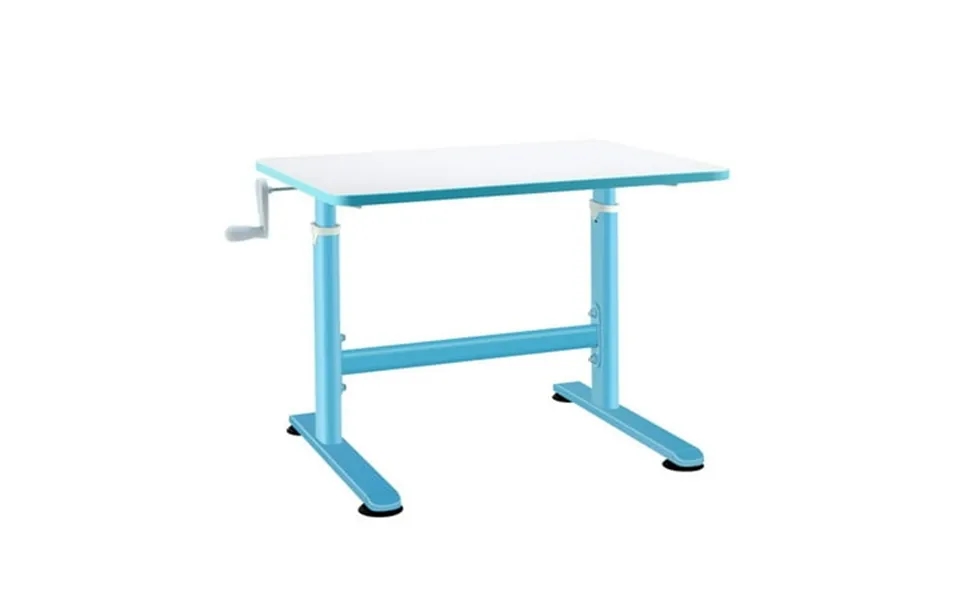 Topcobe 32 X 24 Inches Height Adjustable Desk With Hand Crank Adjusting For Kids Children Study Table Student Writing De