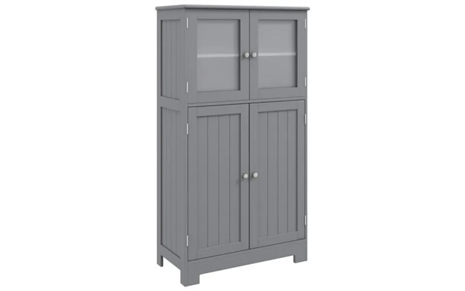 Topcobe Bathroom Floor Storage Locker Kitchen Cabinet With Doors And Adjustable Shelf Bathroom Furniture Bathroom Cabine