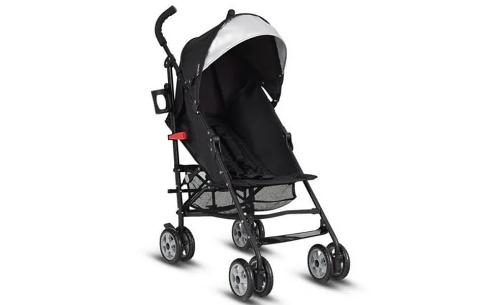 Topcobe Folding Lightweight Baby Toddler Umbrella Travel Stroller Toddler Stroller Baby Wagon-black
