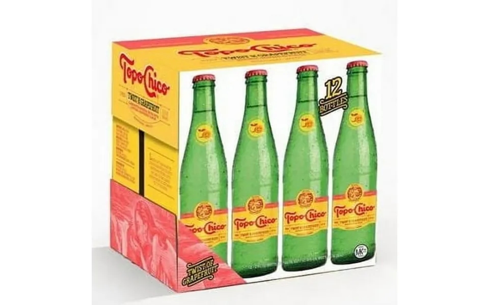 Topo Chico Sparkling Water Grapefruit Sugar-free 12 Pack