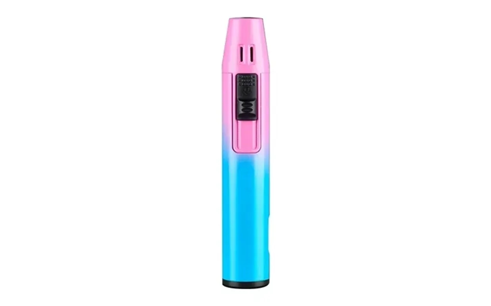 Toprenddon Refillable Bright Fire Torch Lighter Pink Exquisite Torch Lighter Single Piece