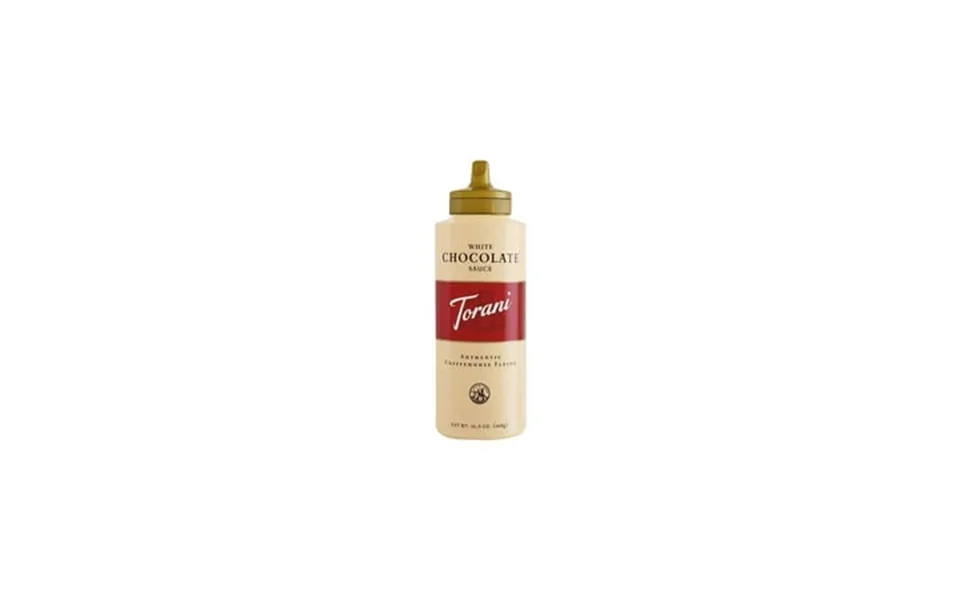 Torani White Chocolate Sauce Squeeze Bottle 355ml 2 Pack