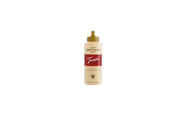 Torani White Chocolate Sauce Squeeze Bottle 355ml 2 Pack product image
