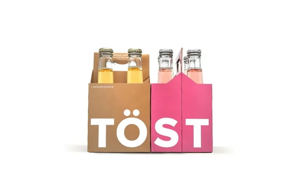 Töst Töst Rosé Non Alcoholic Sparkling Beverage 250ml - 16 Pack
