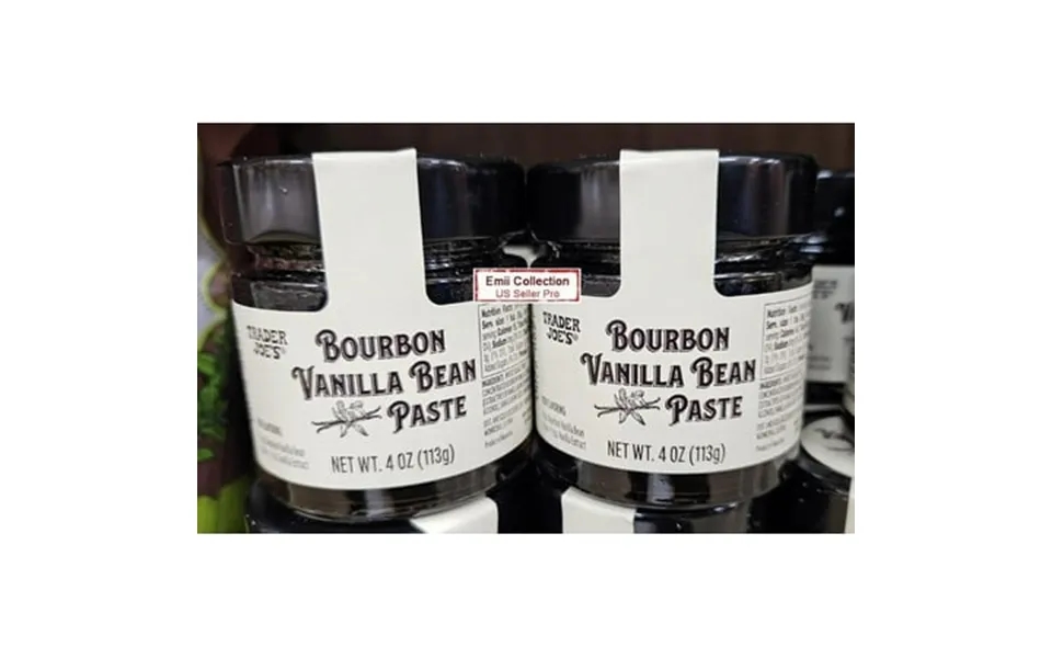 Trader Joe S Bourbon Vanilla Bean Paste 4oz 113g 2 Bottles