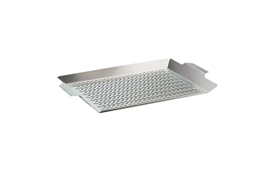 Tramontina Churrasco Bbq Large Stainless Steel Perforated Outdoor Grill Pan With Side Handles Bbq Roasting Pan Dishwashe