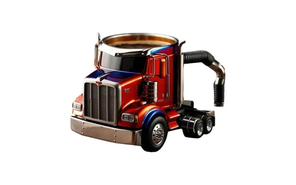 Travel Mug For Coffee Lovers Semi Trailer Coffee Cup Ideal Companion For Adventures And Journeys