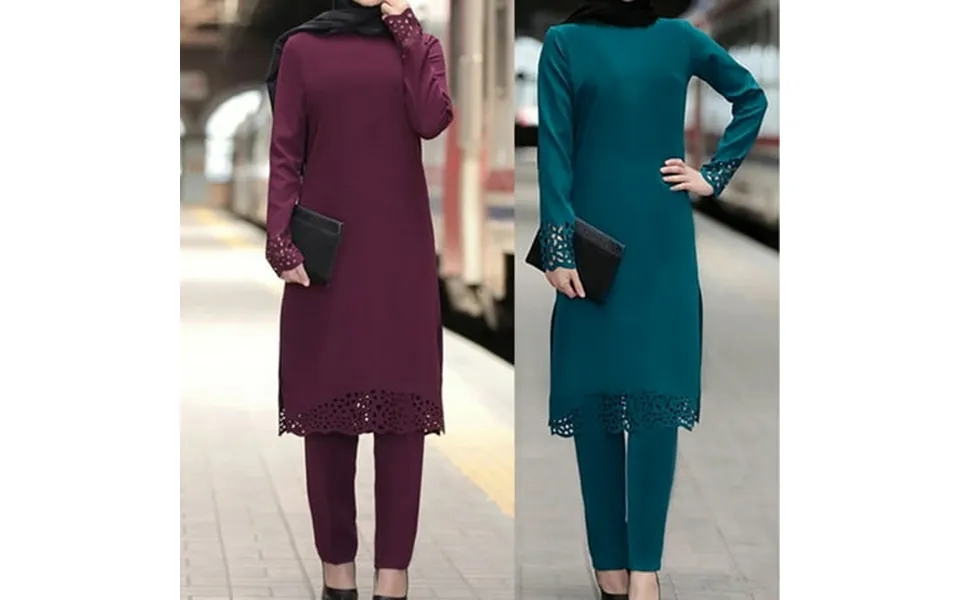 Travelwant Muslim Swimwear For Women Modest Full Cover Swimsuit Long Sleeve Hijab