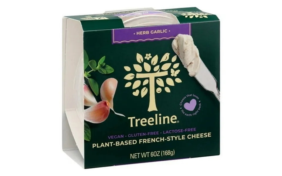 Tree Line Herb Garlic Flavor Treenut Cheese 6 Ounce -- 6 Per Case