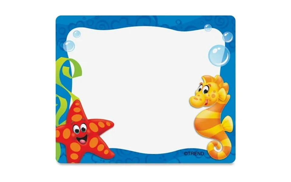 Trend Tep68083 Sea Buddies Collection Terrific Labels 36 Pack Assorted