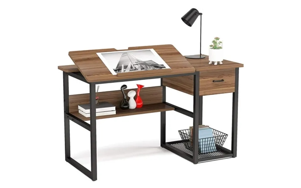 Tribesigns Drafting Table Drawing Computer Desk Artist Craft Table Painting Desk