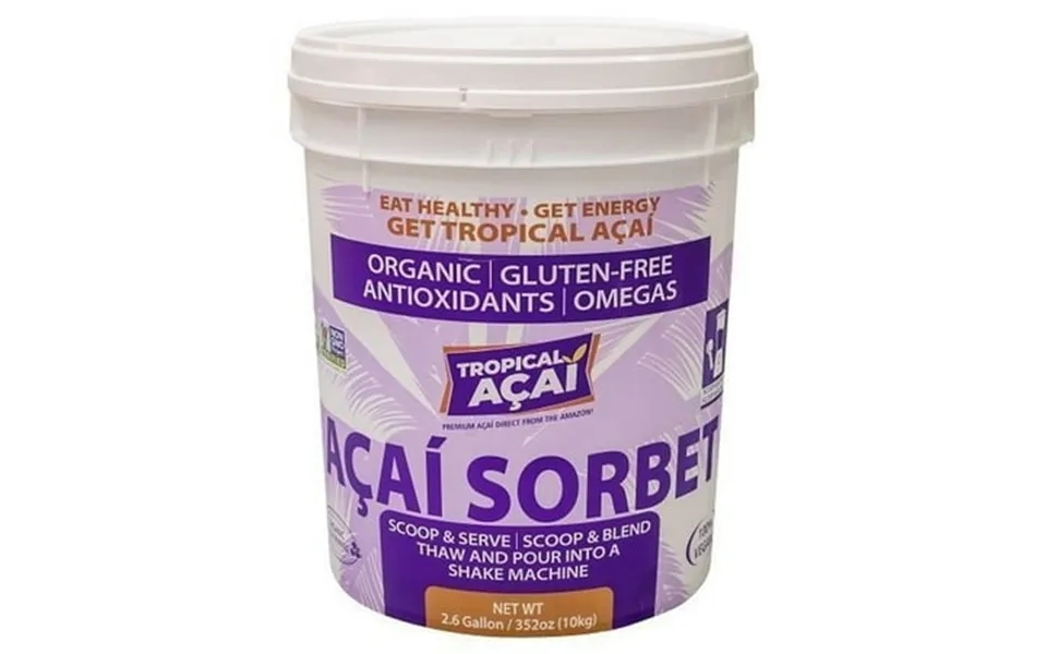Tropical Acai Organic Acai Sorbet 2.6 Gallon Bucket