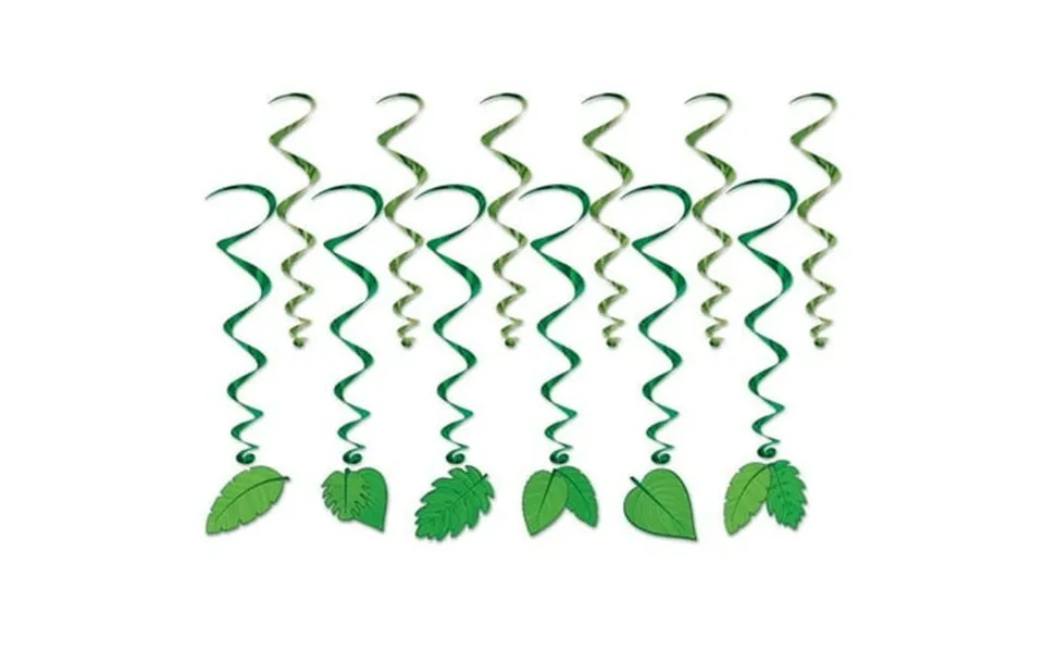 Tropical Leaves Whirls Pack Of 6